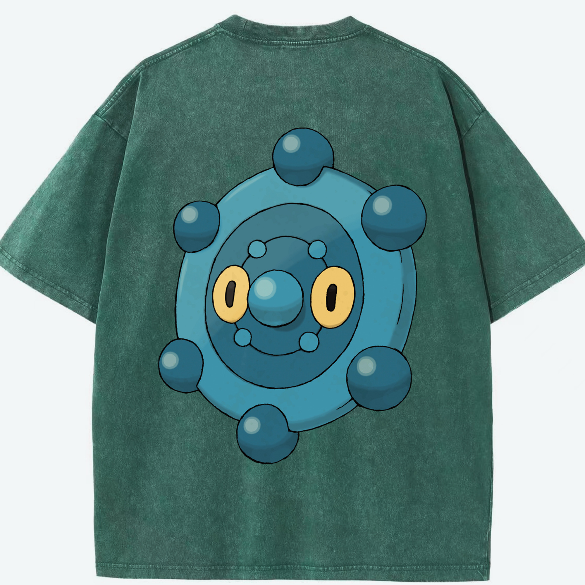 （画像用） ポケットモンスター Pokémon 綿100% ヴィンテージ風 半袖Tシャツ（背面プリント）